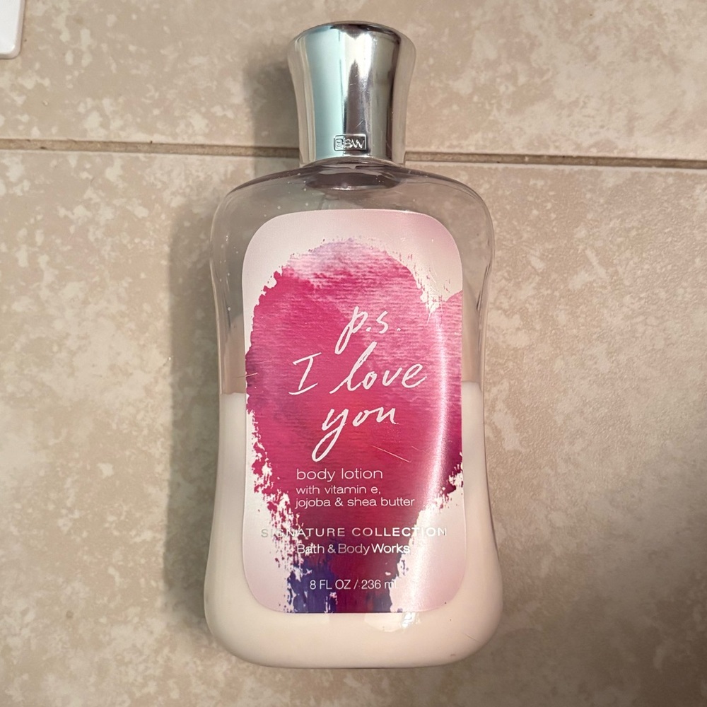 BBW PS I LOVE YOU LOTION USED RARE